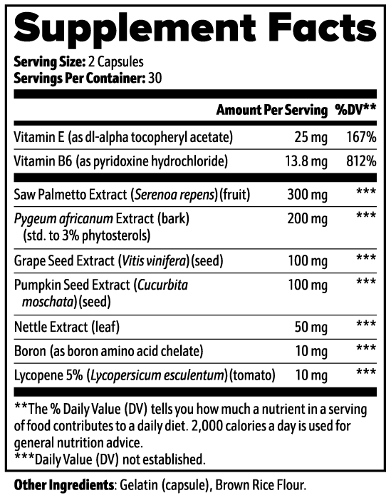 Prostate Support + ROXELIRUM®
